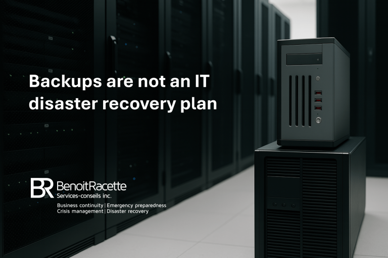 ITDR et sauvegarde – Article juillet 2025 VA